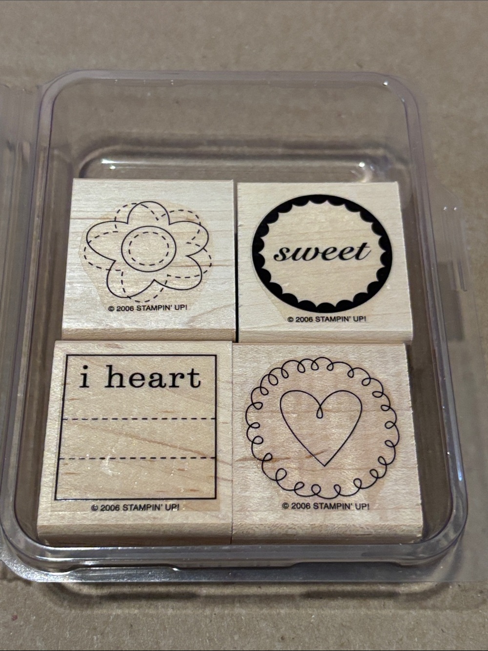 Stampin' Up! Vintage Stamp Set Sweet On You